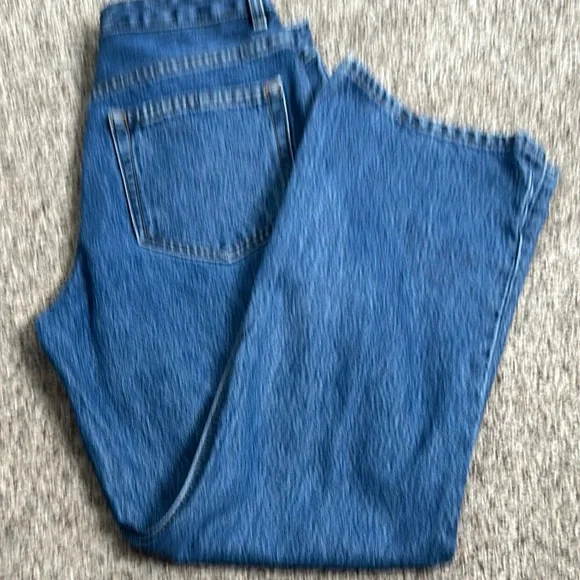 Ganni betzy cropped classic Blue Women's bootcut Jeans size 29W 32L